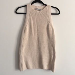 Sleeveless knit top